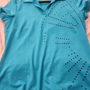 Nike golf emerald blue top